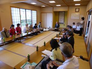 中里放課後子ども教室指導員等との懇談