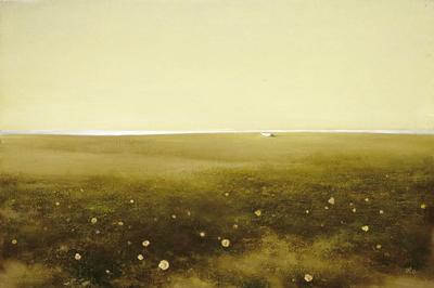 浜ひるがお　1997年　油彩・画布　60．6×90．9cm　一関市博物館所蔵