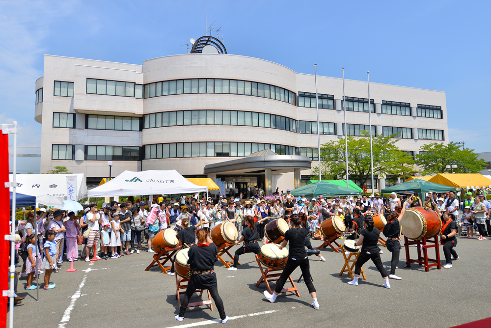 画像　花泉夏まつり・日本一のもちつき大会